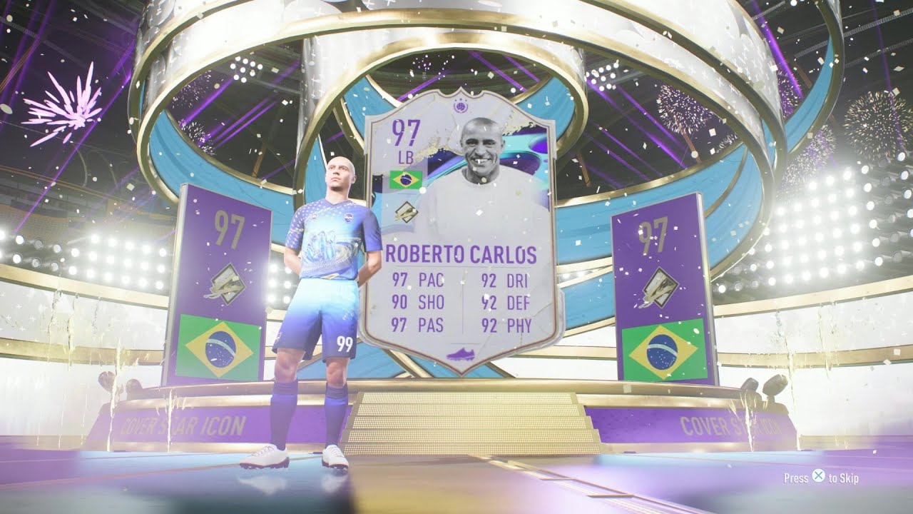 Roberto Carlos Cover Star Icon SBC Completed - FIFA 23 Ultimate Team