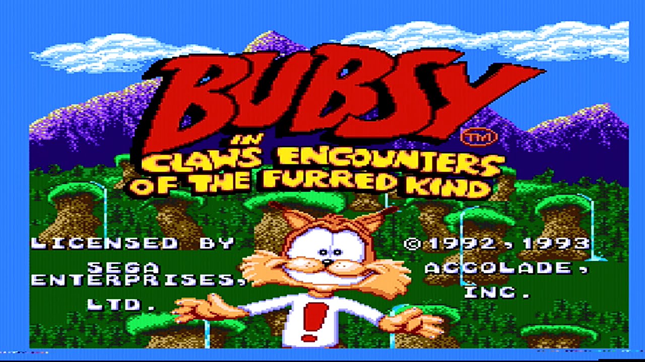 bubsy sega genesis