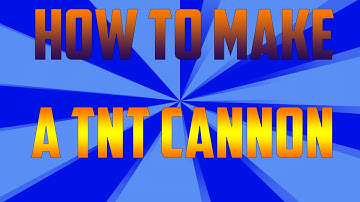 How to make a slime block TNT Cannon in Minecraft! (HD)