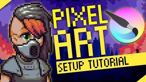 How to Draw Pixel Art in Krita | Pixel Art Setup Tutorial | Easy Beginner Friendly guide