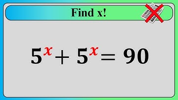 Nice Logarithm/Exponent Math Simplification | Find the Value of X