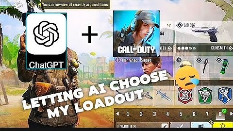 I let A.i choose my LOADOUT. (big mistake)