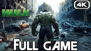 THE INCREDIBLE HULK Gameplay Walkthrough FULL GAME (4K 60FPS) No Commentary
