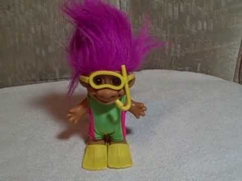 Russ Scuba Diver Troll Doll Used #41T - YouTube