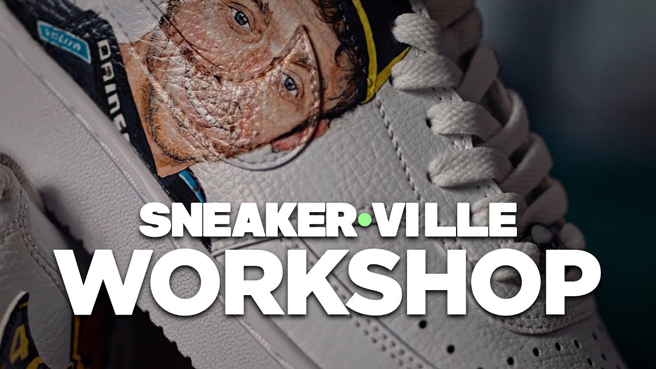 Sneakerville Workshop - MendaKicks Custom - YouTube