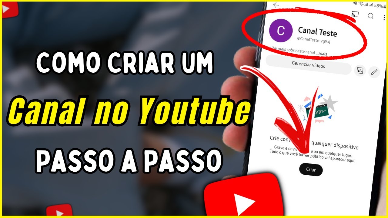 Como Criar um Canal no Youtube do Zero - Passo a Passo - YouTube