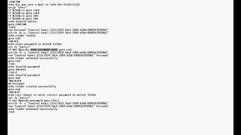 password protect folders windows xp