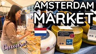 Amsterdam&#39;s Market 🧀 Cheese, Granola, Apple Pie, etc.