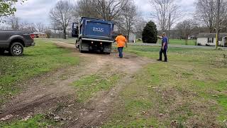 how far will 20 tons of gravel go? a gravel delivery from start to finish #lazypondfarm