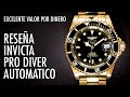 Reseña Invicta Pro Diver 8929OB Automatico de Buceo Clásico Reloj en Español