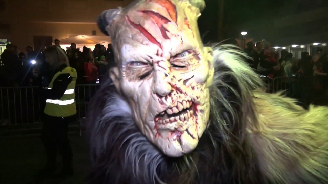 Perchtenlauf  in  Kirchbach  am  1.12.2018