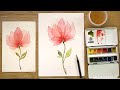 'Layered Petals' Special Watercolor Painting Technique