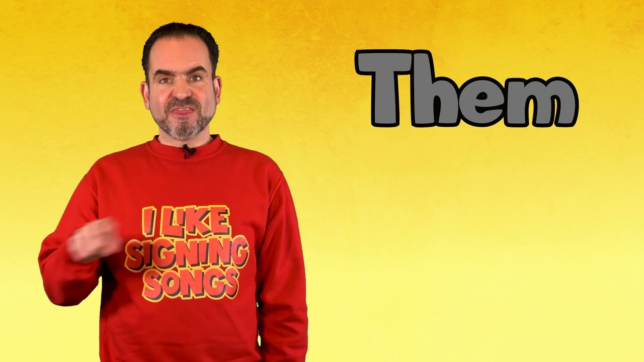 THEM BSL British Sign Language for THEM Sign THEM BSL Sign