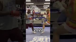 Jake Paul Boxing progress 2018 vs 2021 #boxing #jakepaul #mma