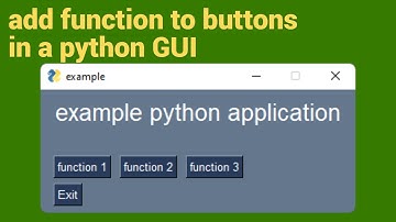 How To Add Fuction To Button In Python