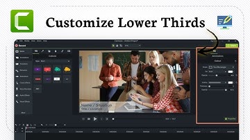 Hoe u de onderste derde delen in Camtasia kunt aanpassen