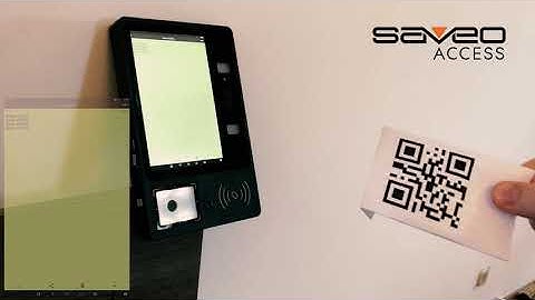 Saveo Access - Contactless 2D Barcode Scanning
