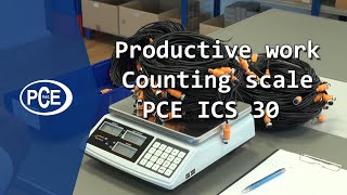 Increase productivity with the PCE ICS 30 PCE Instruments counting scale.#pceinstruments