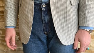 Как носить пиджак под джинсы? Как не допустить типичных ошибок при подборе пиджака
