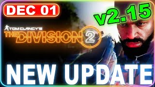 Division 2 Update 2.15 Patch — Companions Just Got Real! Full Breakdown, Buffs &amp; Hidden Changes