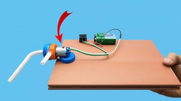 Amazing DIY Mini Water Pump from DC Motor – Simple Science Experiment for Class!