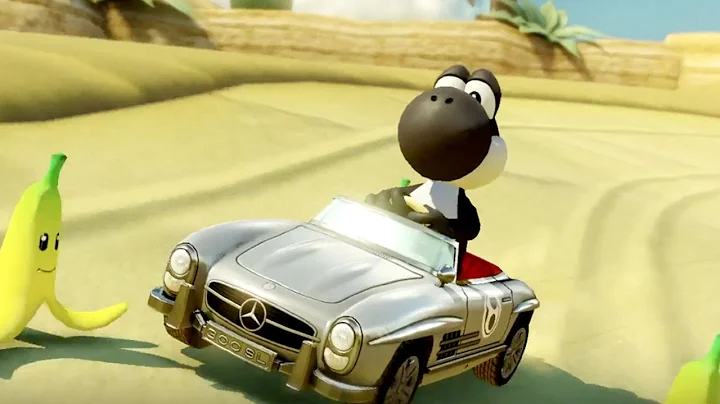 Mario Kart 8 Deluxe - Banana Cup 100cc - Black Yoshi Gameplay