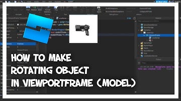 How to make rotating object in ViewportFrame (Model) | Roblox Studio