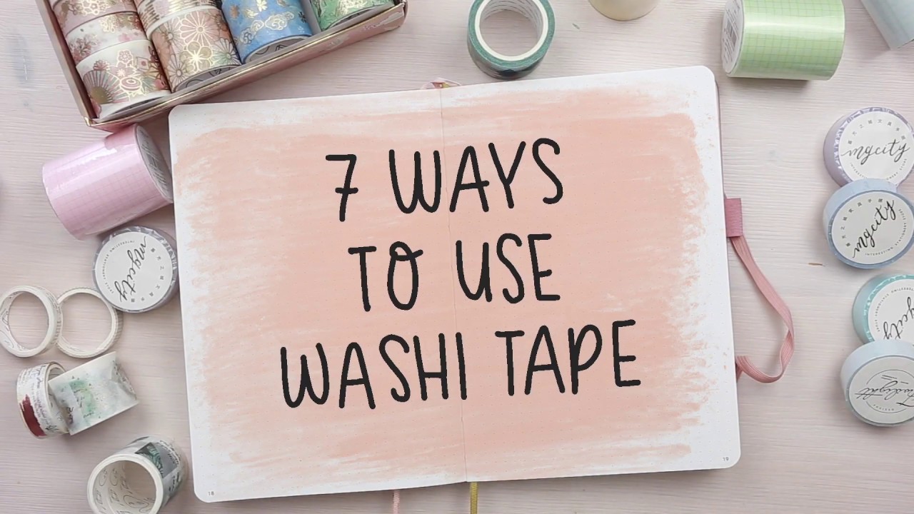 10 ways to use washi tape in your journal ✿ 