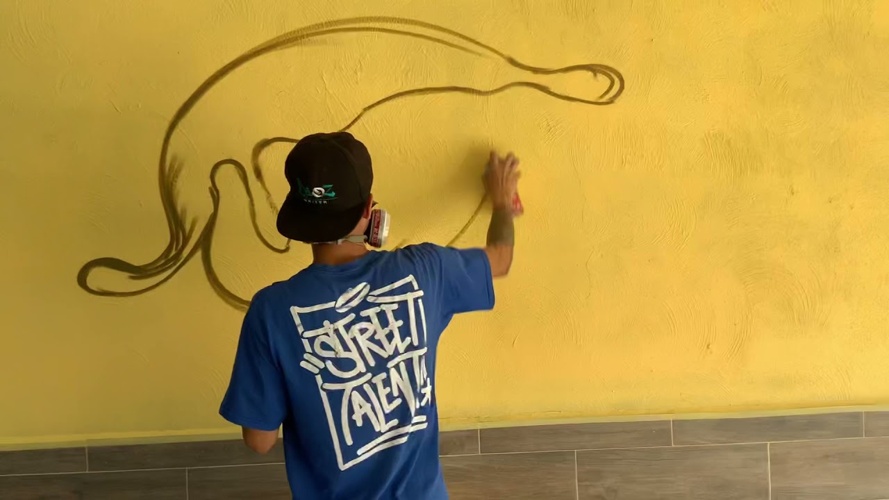 Tepic,Nayarit,México,graffiti 3d de frutas,dioz Gómez