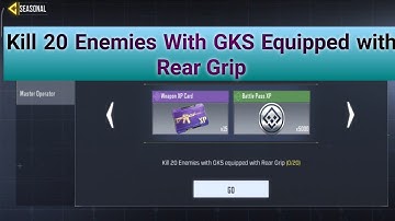 Kill 20 Enemies With GKS Equipped with Rear Grip | JB HUNTERS