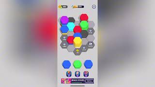 Hexa Sort Level 22 Solution Walkthrough 