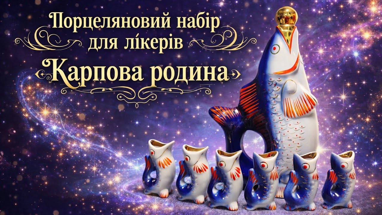 Порцеляновий набір для лікерів 