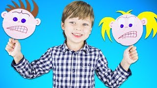 Поделки Меняющие Лицо | Игрушки для детей своими руками Поделки Меняющие Лицо | Игрушки для детей своими руками