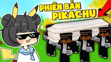Mèo Simmy Troll HeroTeam Bằng "Anh Da Đen Khiên Hòm" Phiên Bản Pikachu Trong Mini World