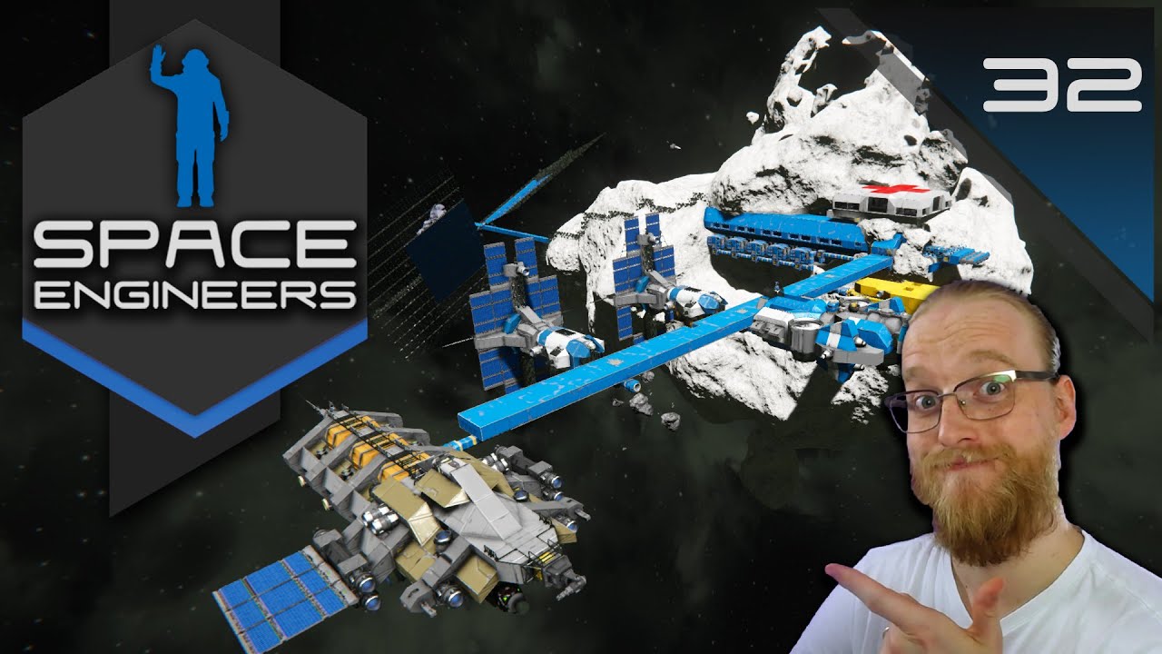 Vesmírný přístav! - SPACE ENGINEERS SURVIVAL - #32🚀 - YouTube