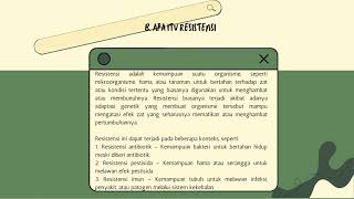 Seleksi Alam Berdasarkan Resistensi