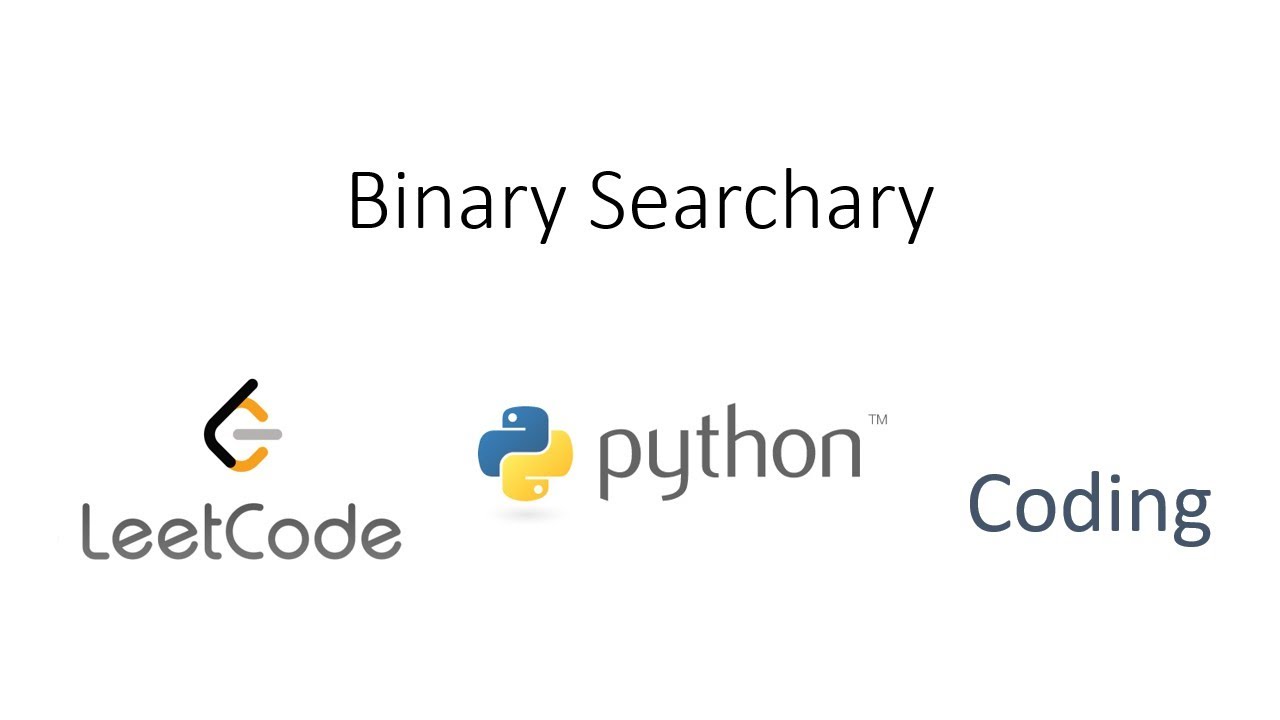 Python Leetcode Coding - Binary Search (1) - YouTube