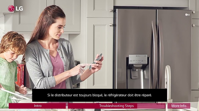 Librairie d'aide : Remplacement du filtre à air frais au réfrigérateur à  portes battantes LG [VIDÉO]