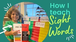 How To Teach Children Sight Words for Reading Fluency
