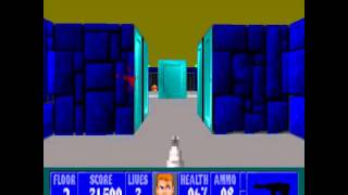 Wolfenstein 3D floor 2-2 (pistol start, im death incarnate)