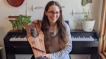 Mini Kinnor Lyre Harp from Mideast Manufacturing Unboxing and Review