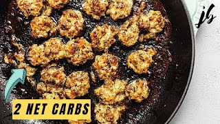 Keto Stuffed Mushrooms with Sausage and Cream Cheese