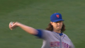 NYM@LAD: deGrom holds Dodgers to two runs over seven