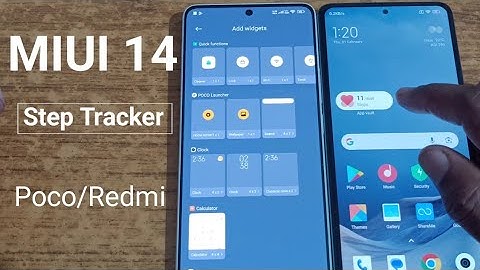 step tracker enable in poco/redmi mobile | how to use apps valut step tracker