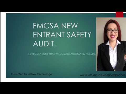 FMCSA SAFETY AUDIT