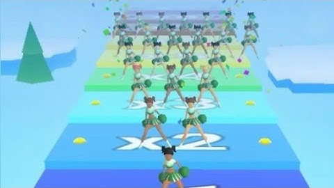 Cheerleader Run 3D - Gameplay All Levels Android,ios Part 3