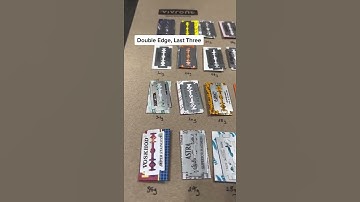 Summary of the last three tests in the double edge razor series. Voskhod. Astra. Feather. #sharp