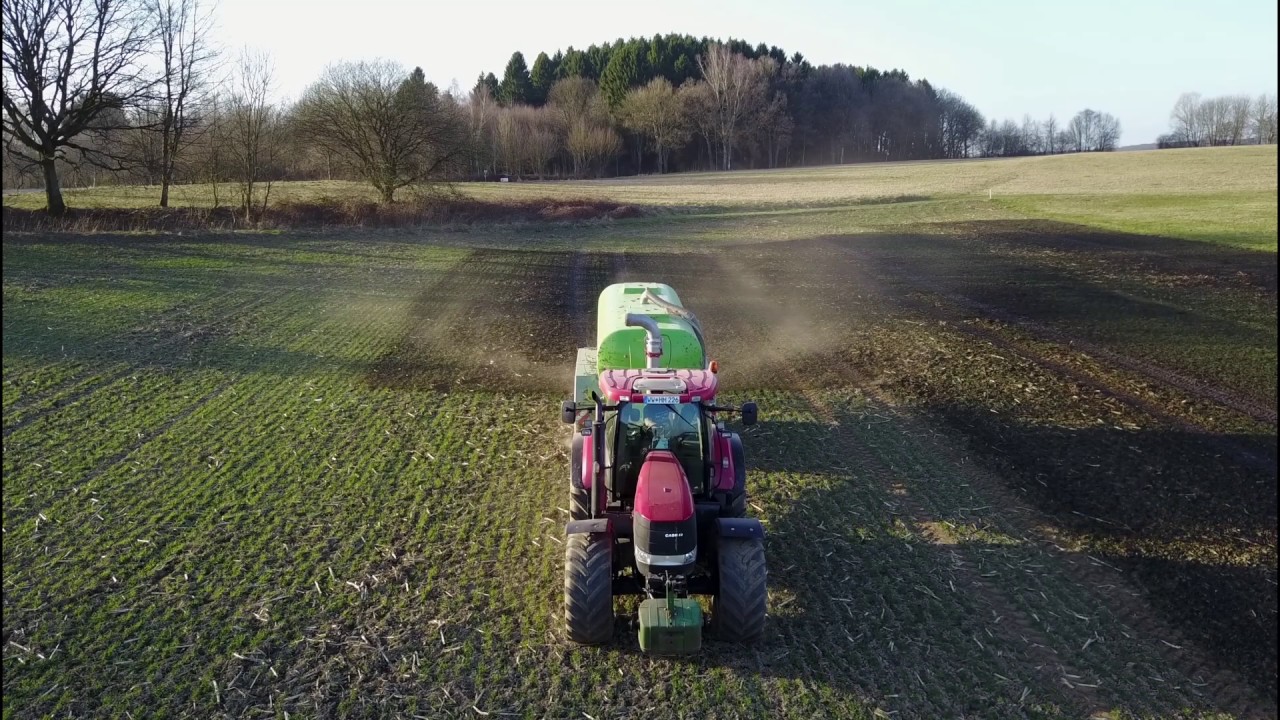 [Substrat ausbringen 2017] mit Case Puma 225 & Eckart 18,5 m³
