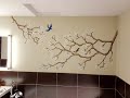 Chinoiserie bathroom mural