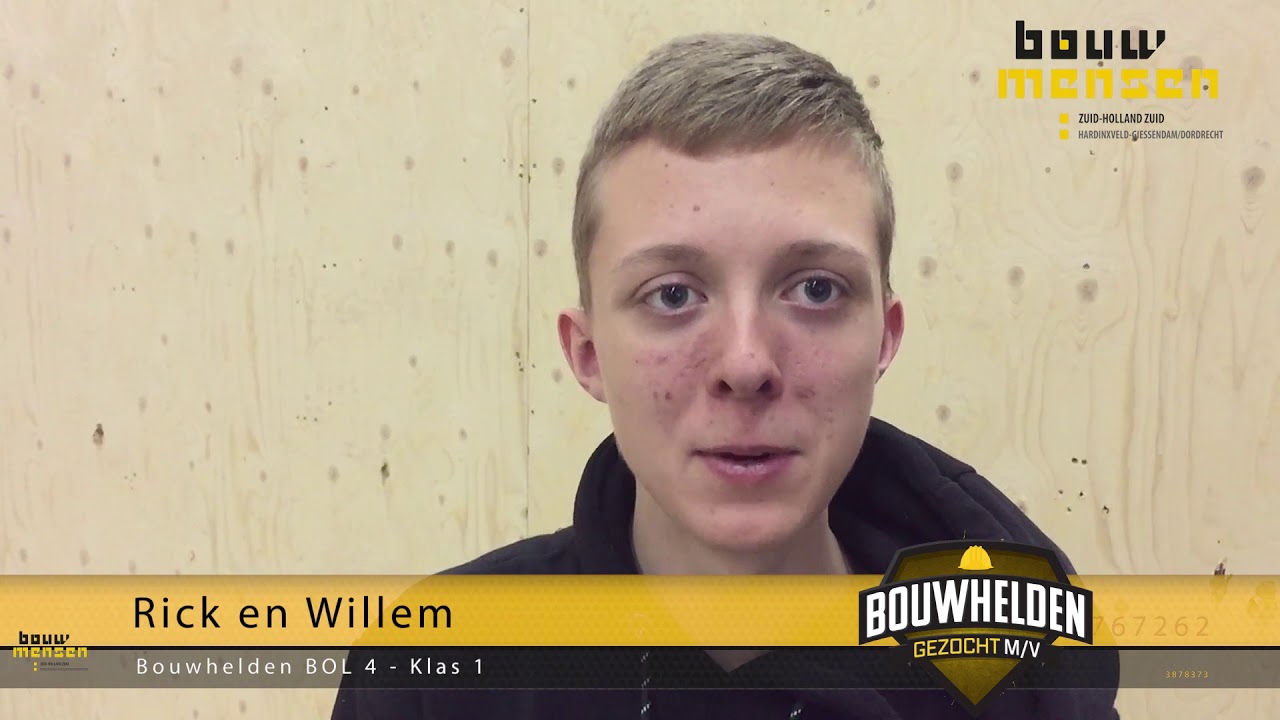 Wandbekisting met Rick en Willem